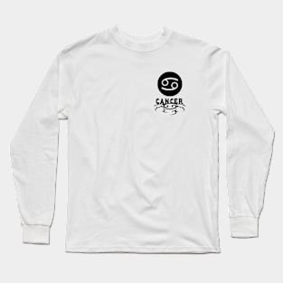 Cancer Star Sign Long Sleeve T-Shirt